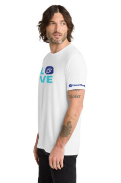 Alternative view of Tri-Blend - LOVE Tee